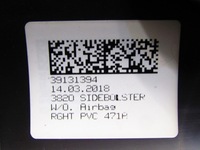 фото thumb №6, Оздоблення сидіння праві зад задні opel insignia b універсал 39131394