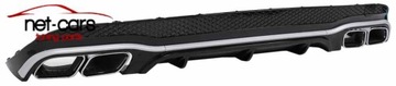 фото thumb №6, Дифузор mercedes e w207 c207 13-17 amg e65 e63 купе cabrio чорний блиск