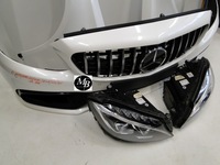 фото thumb №11, Mercedes c klasa 205 kompletny перед капот бампер крылья лампы c63s 799