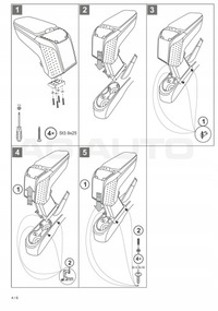 фото thumb №7, Подлокотник с адаптер do fiat 500, 2016- , arm2-black