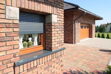 Рольставни накладные, внешний электропривод