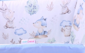 ЗАЩИТА ДЛЯ ДВУСТОРОННЕЙ КРОВАТИ С КОВРИКОМ 180х30см BABYMAM