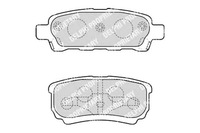 фото thumb №1, Delphi комплект гальмівних колодок ham. задня chrysler 200, sebr