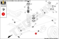 фото thumb №13, Tedgum 00210554 втулка важеля задня alfa fiat lanci