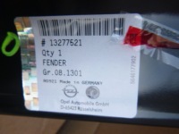 Крила правий перед opel insignia a 08-17 новий оригінальний номер Зі Шроту, фото thumb