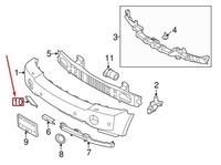 фото thumb №6, Решітка передня land rover range rover 2006-2009 оригінальний dxb500350puy
