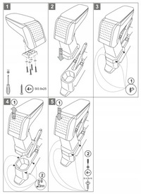фото thumb №7, Підлокітник з адаптер do suzuki ignis, 2017- , arm2-black