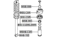 фото thumb №3, Втулка заднего амортизатора mitsubishi lancer lancer cedia cs ct