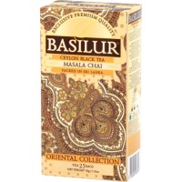 Черный корень согревающий MASALA CHAI чайные пакетики Basilur 25 х 2 г