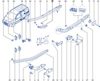 фото thumb №14, Кронштейн верхний дверь правых раздвижных renault kangoo ii mercedes citan