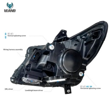 фото thumb №15, Фара лампа kpl vland полный led тюнинг чёрный mercedes vito v-klasa w 447