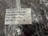 фото thumb №13, Honda civic x 2017- решітка кутик бампера правий задня