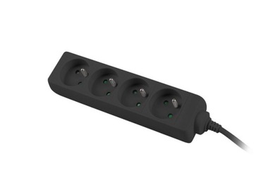 Удлинитель ИБП длиной 1 м с 4 розетками IEC320 C14