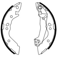 фото thumb №2, Тормозные колодки ham. задняя hyundai accent i x3 atos 94-08