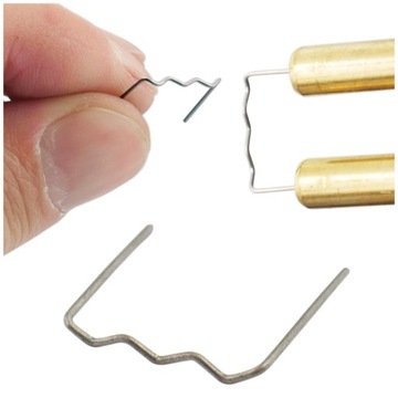 ZSZYWKI do zszywarki plastiku RS16 płaskie MAŁA FALA 0,6mm - 100szt zszywek