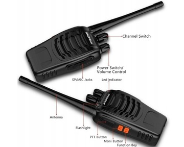 2 рации BAOFENG BF888S PMR WALKWAY