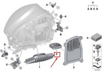 фото thumb №1, Mini clubman f54 led headlamp електронний fan 63117955318 7955318