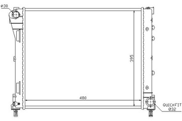 фото thumb №11, Радіаторів двигуна fiat 500 1.4-16v - 1.3 jtd 07-