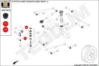 фото thumb №11, Ted-gum резиновый элемент стабилизатора. toyota t. land cruiser 08- dyna 150 01-