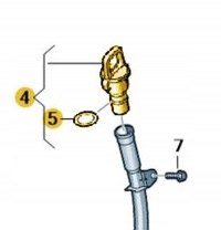 фото thumb №1, Оригинал заглушка щупа масла audi a4, b8 aso