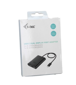 РОЗЕТКА I-TEC USB-C — DisplayPort x2 C31DUAL4KDP