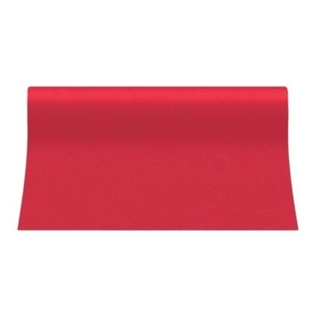 Bieżnik Airlaid Unicolor Red 40cmx24m Czerwony