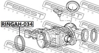 фото thumb №7, Febest ringah-034 прокладка, патрубок дроссель