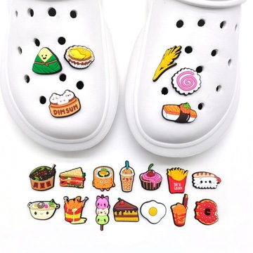 Przypinka Jedzenie śmieszne do Crocs butów klapków telefonu torebki plecaka