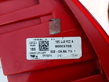 фото thumb №6, Лампа лівий зад ліва задня led audi a6 c7 sedan 4g5945095a