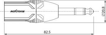 ПЕРЕХОДНИК XLR 6.3 TRS STEREO ROXTONE