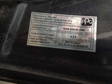фото thumb №12, Кришка задня з скло lancia ypsilon 3d 2003r. код 632