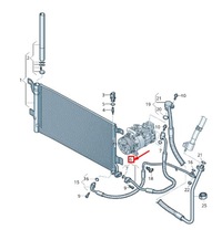 фото thumb №1, Audi a6 c8 a/c refrigerant line 4k0816721ef оригінал