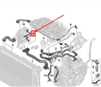 фото thumb №1, Bmw 2 active tourer f45 циліндр head expansion бак line 17127646896