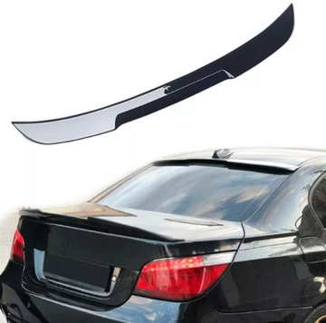 фото thumb №11, Bmw e60 m4 вигляд чорний блиск спойлер кришки багажника спойлер спойлер