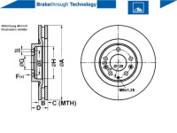 фото thumb №7, Ate 24.0128-0233.1 диск гальмівна