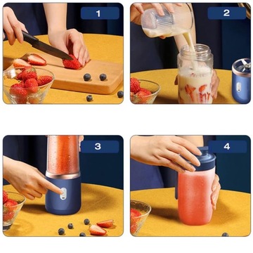 BLENDER MIKSER TURYSTYCZNY PRZENOŚNY SHAKER 500 ml