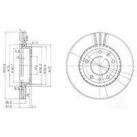 фото thumb №2, Диски тормозные перед delphi bg4015