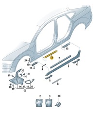 фото thumb №1, Планка пороговая audi quattro перед правая audi a6 c7