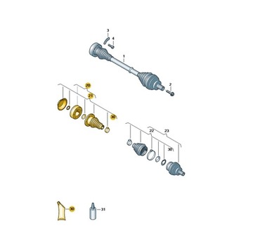 фото thumb №2, Амортизатор pnemuatyczny оригинальный номер 3q0413031be