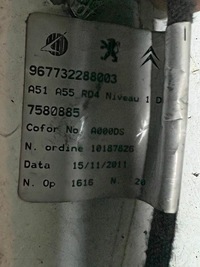 фото thumb №5, Citroen оригінальний номер 967732288003