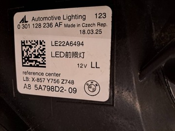 фото thumb №8, Bmw 5 g60 g61 лампа права перед повний led