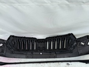 фото thumb №13, Skoda karoq 57a рестайлінг 2021 lci бампер перед переднє решітка радіатора 57a853653g