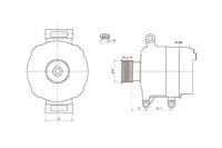 фото thumb №2, Генератор mini r50 r53 r52 1.6 03.02-07.08 magneti marelli