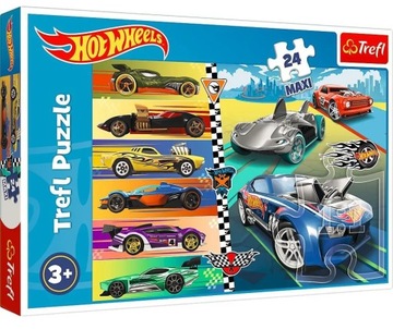 Пазл 24 детали Maxi Fast Hot Wheels 14362 Trefl 3+