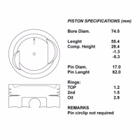 фото thumb №1, Iap quality parts 101-16031 поршень