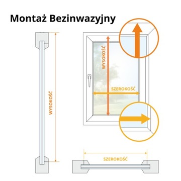 Żaluzje Aluminiowe 25mm 80 x 150cm Wiele Kolorów