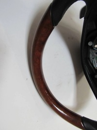 фото thumb №6, Mercedes sl w230 230 r230 рестайлинг руль кожа дерево лепестки 2304602718