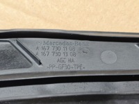 Молдинг хром прокладка дверь левый задний  mercedes gle w167 стекло a1677301308 Цена, фото thumb