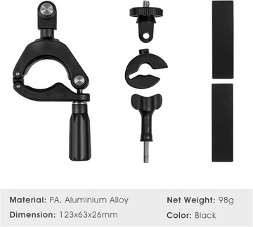 CAMERA MOUNT CLAMP FOR GOPRO DJI ACTION INSTA360