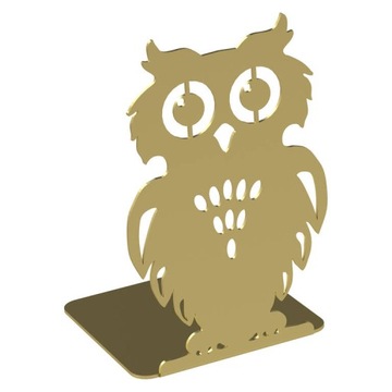 Подставка для книг «Сова», цвет золото, подставка